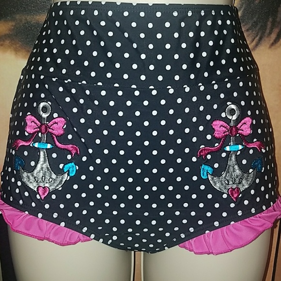 Banjo Cake Anchor High Waist Vintage Anchor Bikini - Picture 4 of 8